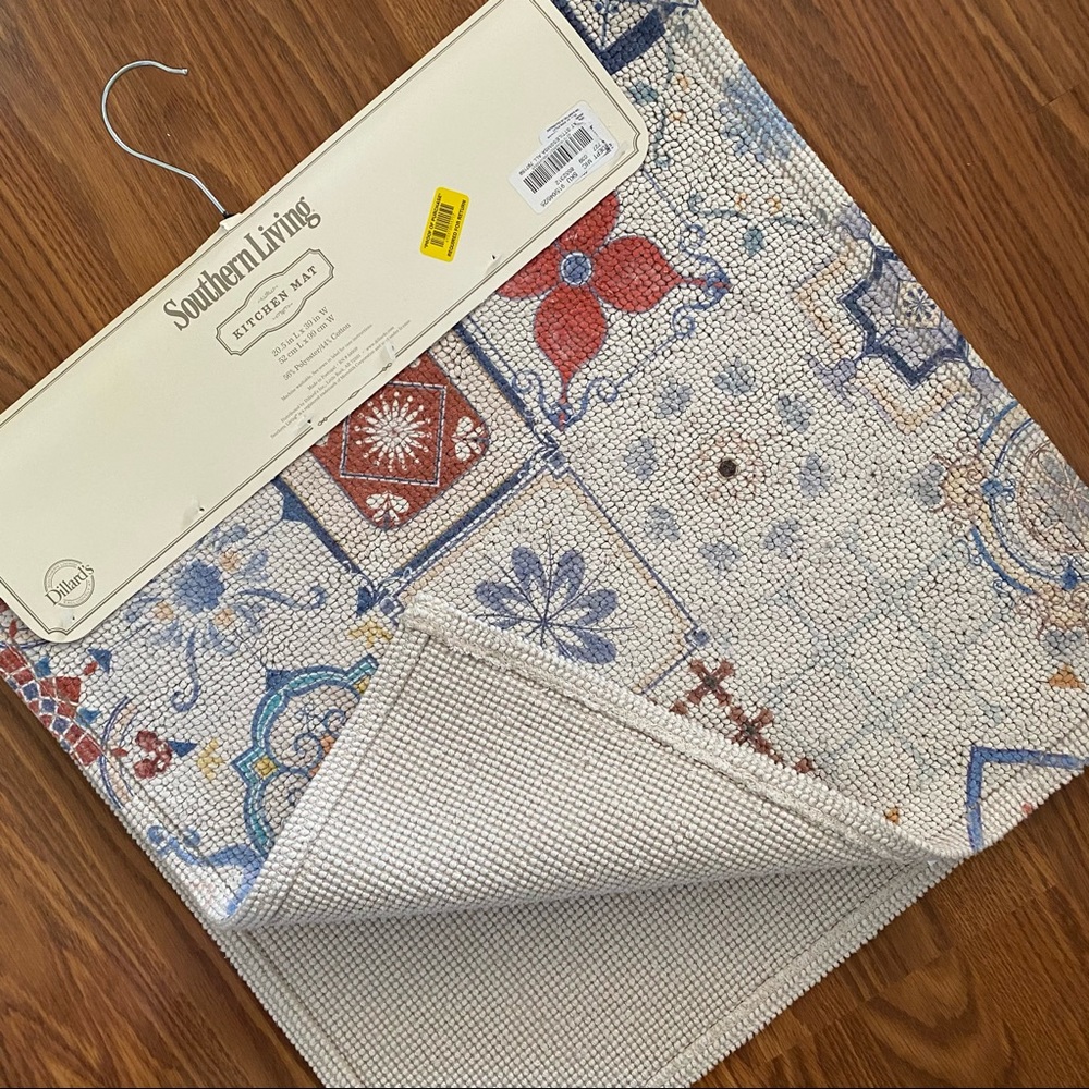 SOUTHERN LIVING Kitchen Mat Rug  20.5”x 39”  NWT